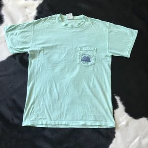 Comfort colors teal t-shirt (Live Oak Brand)
